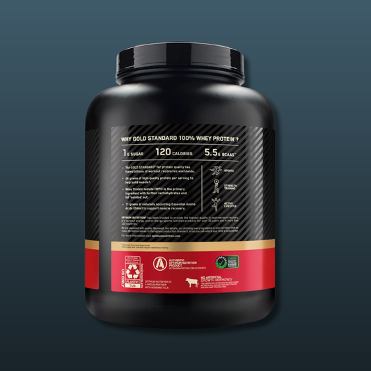 Gold Standard 100% Whey – Original by Optimum Nutrition (Double Rich Chocolate, 5lb)