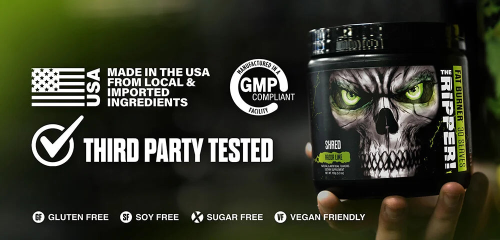 The Ripper Fat Burner Shred (Razor Lime flavour, Net Wt 150 g)