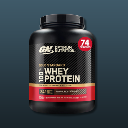 Gold Standard 100% Whey – Original by Optimum Nutrition (Double Rich Chocolate, 5lb)