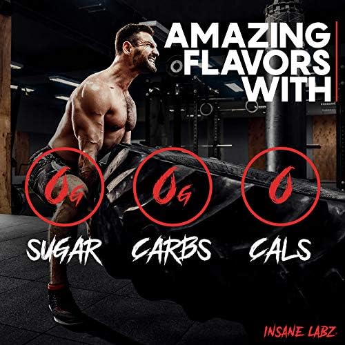 Insane Labz Creatine Monohydrate (Unflavored, Net Wt 10.6oz 300g, 60 Servings)