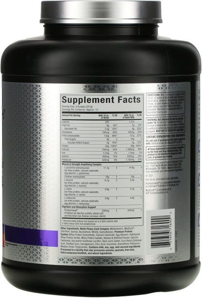 MuscleTech Mass Tech Elite (Strawberry flavour, Net Wt 6.00 LBS 2.72 KG)