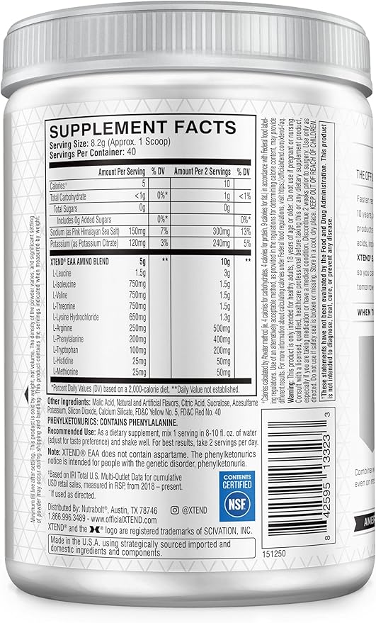 XTEND EAA - (Mango flavour, 40 Servings)