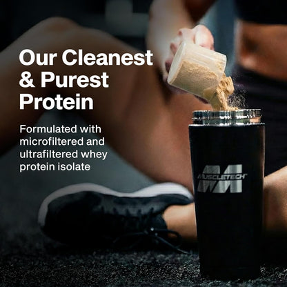 MuscleTech IsoWhey 100% Whey Protein Isolate (Chocolate Flavour, Net Wt 2.00 LBS 907g)