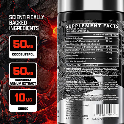 Nutrex Research Lipo-6 Hardcore (60 Capsules)