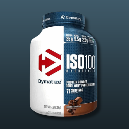 "Dymatize ISO100 Hydrolyzed – 
Chocolate=71 serving"