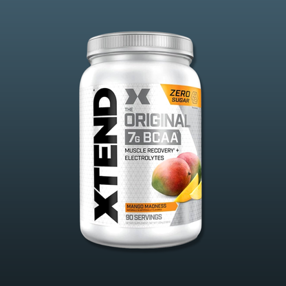 Xtend BCAA Original 7g Mango Madness 90 servings 292g Pakistan ultra muscle recovery electrolytes hydration zero sugar intra workout endurance anti catabolic lean muscle growth performance supplement buy original Xtend Pakistan
