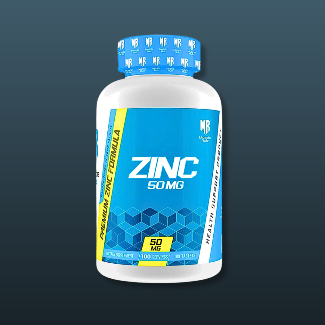 Muscle Riot Zinc 50mg 120 tablets premium zinc supplement Pakistan immune support testosterone boost recovery strength performance men’s health gym supplement buy original zinc Pakistan
