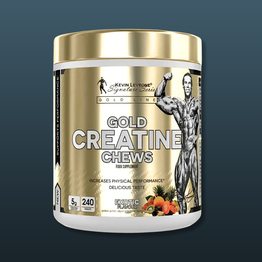 Kevin Levrone Gold Creatine Chews Exotic Flavor 240 Tablets – Muscle Strength Power Output ATP Energy Endurance Anabolic Muscle Growth Chewable Creatine Performance Supplement Buy Online Pakistan Authentic Sports Nutrition
