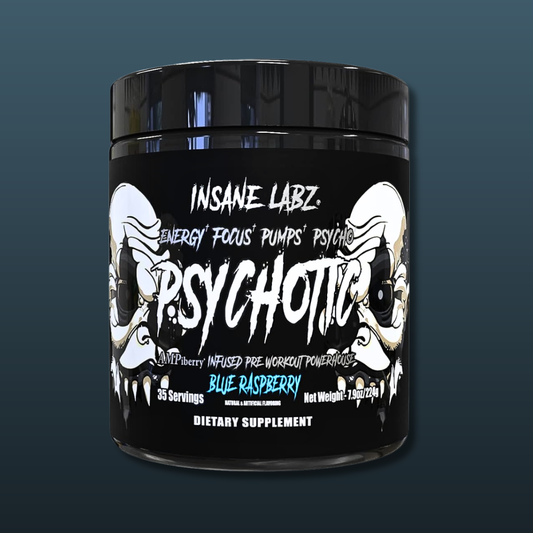 Insane Labz Psychotic Pre-Workout Blueberry Raspberry Watermelon Assorted Flavors 35 Servings – Explosive Energy Focus Endurance Pump Strength Training Bodybuilding Supplement Buy Online Pakistan Authentic Sports Nutrition