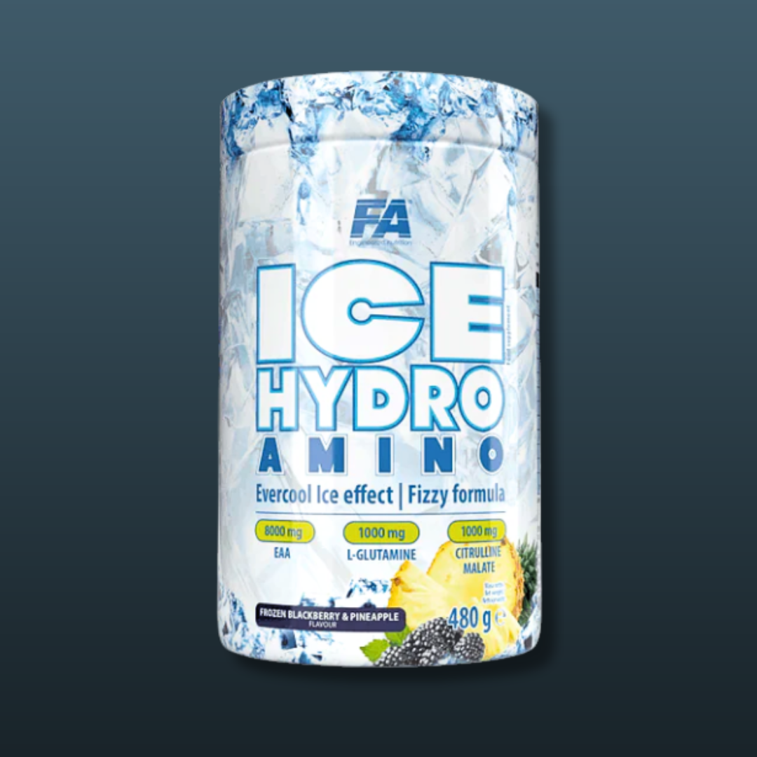 Ice Hydro Amino Evercool Ice Effect Frozen Blackberry Pineapple Flavor 480g – BCAA Amino Acids Intra Workout Hydration Muscle Recovery Endurance Cooling Effect Gym Supplement Buy Online Pakistan Authentic Sports Nutrition