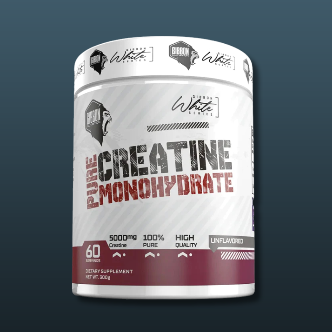 Gibbon Nutrition Pure Creatine Monohydrate Unflavored 300g 60 Servings | Best Creatine Supplement in Pakistan | Buy Original Gibbon Nutrition Pure Creatine Monohydrate Online Pakistan | Imported 100% Pure Creatine Monohydrate with Zero Fillers Zero Additives & Zero Artificial Ingredients for Maximum Muscle Creatine Saturation Explosive Strength Superior Power Output Unstoppable Training Endurance & Ultra Fast Post Workout Recovery | Top Pure Unflavored Creatine Supplement for Bodybuilding Powerlifting Stren