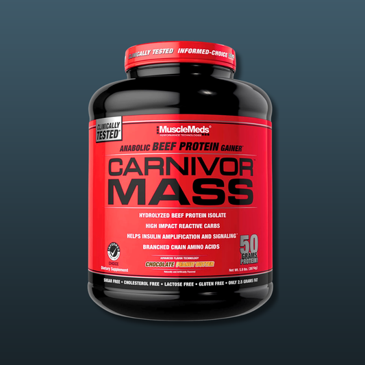 MuscleMeds Carnivor Mass Anabolic Beef Protein Gainer Chocolate Peanut Butter Flavour 5.9LBS 2674g | Best Beef Protein Mass Gainer in Pakistan | Buy Original MuscleMeds Carnivor Mass Online Pakistan | Imported Anabolic Beef Protein Powder for Rapid Muscle Growth Maximum Size Gains & Ultra Fast Recovery | Top Dairy Free Lactose Free Mass Gainer for Hardgainers Bulking Bodybuilding Strength Training & Elite Athletic Performance | Authentic Imported Sports Nutrition Supplement Pakistan | Fast Delivery Across P