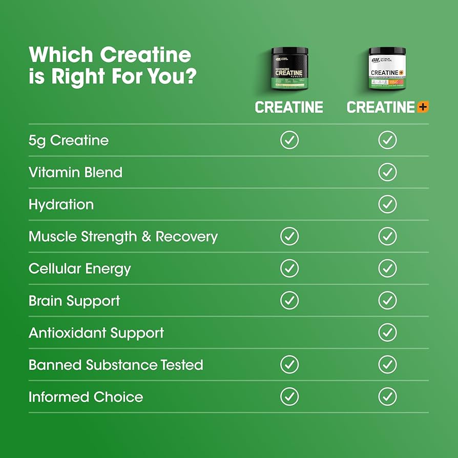 Optimum Nutrition Micronized Creatine Powder (Unflavoured net wet 300g)