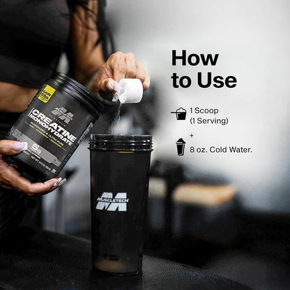 MuscleTech Creatine Monohydrated (Unflavoured, Net Wt 400 g)