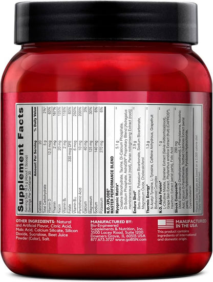 BSN NO-Xplode Pre-Workout (watermelon flavour, Net Wt 555 g, 30 Servings)