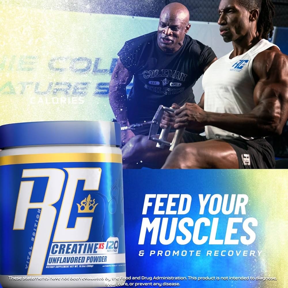 Ronnie Coleman RC Creatine XS (Unflavoured – 300g / 120 Servings)