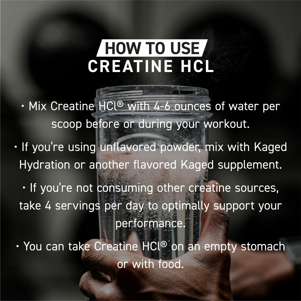 Kaged Creatine HCL (Fruit Punch flavour, Net Wt 2.65 oz (75.23 g)