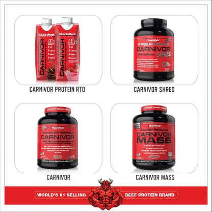 MuscleMeds Carnivor Beef Aminos (300 Tablets)