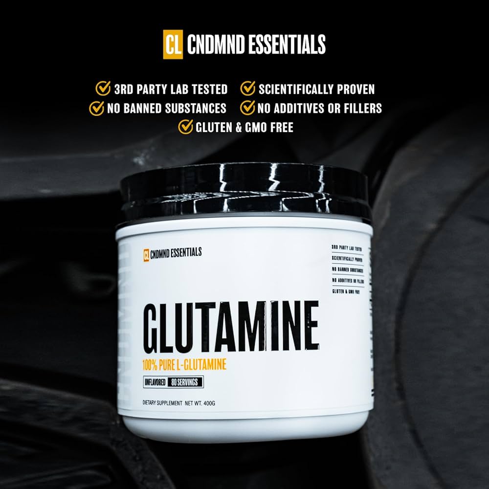 Condemned Labz L-Glutamine (Unflavoured – 400g / 80 Servings)