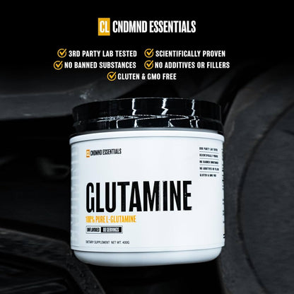 Condemned Labz L-Glutamine (Unflavoured – 400g / 80 Servings)
