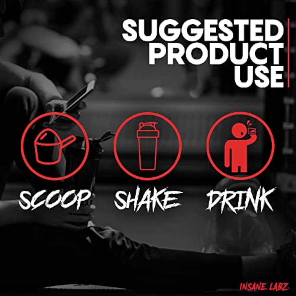 Insane Labz Psychotic Pre‑Workout (Fruit Punch / Watermelon / other flavours, Net Wt 35 Servings)