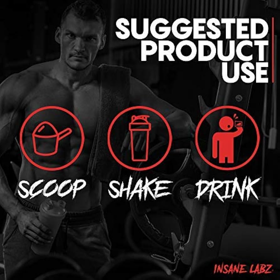 Insane Labz Psychotic Pre‑Workout (blueberry raspberry/ Watermelon / other flavours, Net Wt 35 Servings)