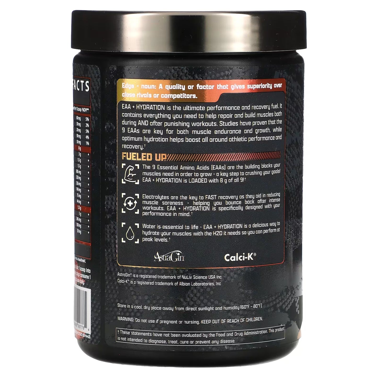 EAA Hydration (Blood Orange flavour, Net Wt 390 g, 30 Servings)