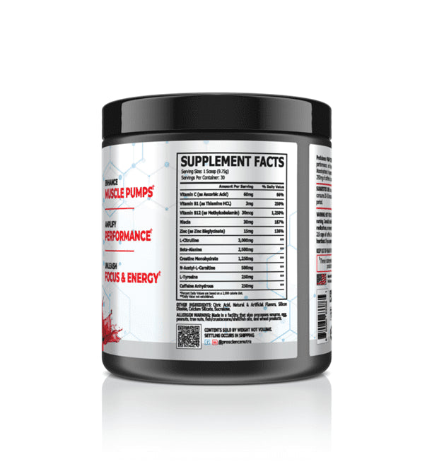 Pro Science Pump Xtreme Pre-Workout (flavour blood moon rush, 30 Servings)